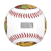 Balle De Baseball Illustration de Nachos (Dos)