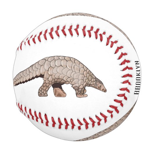 Balle De Baseball Illustration de Pangolin (Devant Droite)