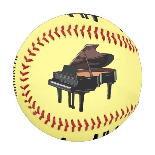 Balle De Baseball Illustration de piano (Devant Gauche)