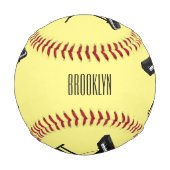 Balle De Baseball Illustration de piano clavier (Devant)