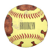 Balle De Baseball Illustration de poulet rôti (Devant)