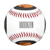 Balle De Baseball Illustration de poulet rôti (Dos)