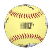 Balle De Baseball Illustration de poussette (Devant)