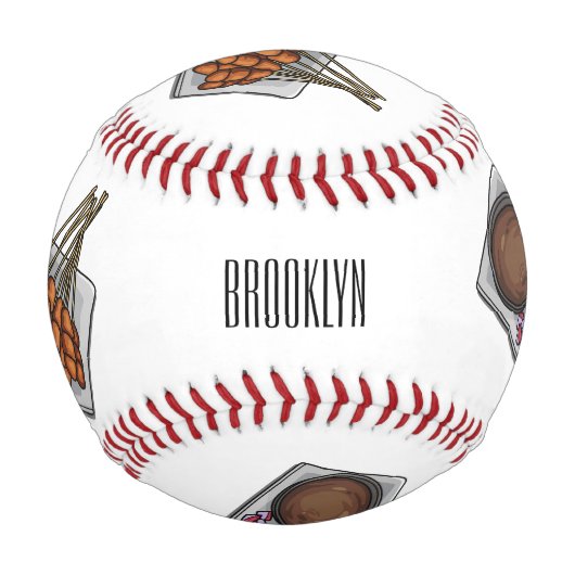 Balle De Baseball Illustration de Satay (Devant)