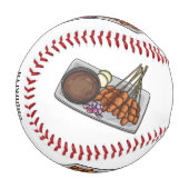 Balle De Baseball Illustration de Satay (Devant Gauche)