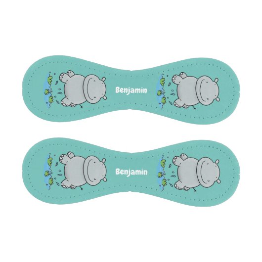 Balle De Baseball Illustration de saut en hippo mignon (Panneaux)