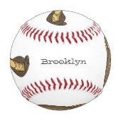 Balle De Baseball Illustration de serpent à cobra Brown (Dos)
