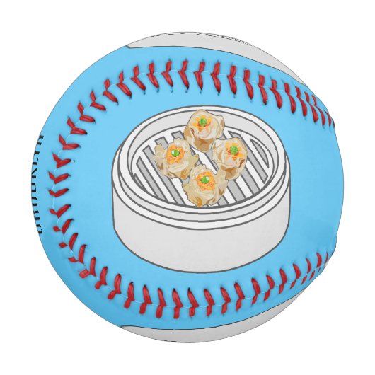 Balle De Baseball Illustration de Shumai dim sum (Devant Gauche)