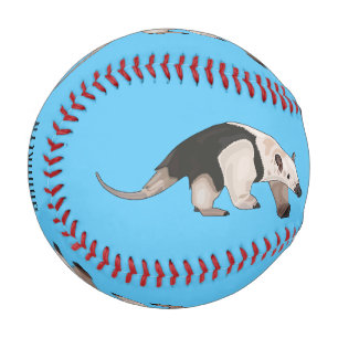 Balle De Baseball Illustration de tamandua de dessin animé
