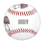 Balle De Baseball Illustration d'Emu bird (Devant)