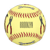 Balle De Baseball Illustration des outils de menuiserie (Dos)