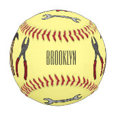 Balle De Baseball Illustration des outils de menuiserie (Devant)