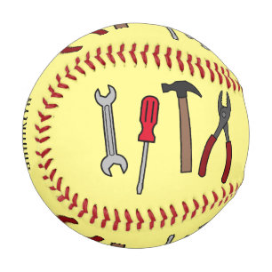 Balle De Baseball Illustration des outils de menuiserie