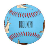 Balle De Baseball Illustration d'escargot (Dos)