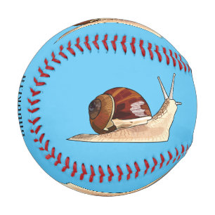 Balle De Baseball Illustration d'escargot
