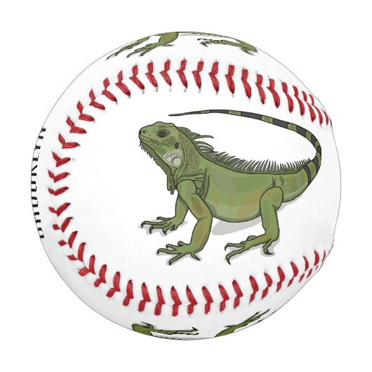 Balle De Baseball Illustration d'Iguana (Devant Gauche)