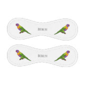 Balle De Baseball Illustration d'oiseau de lorikeet arc-en-ciel (Panneaux)