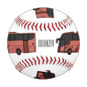 Balle De Baseball Illustration du bus (Dos)