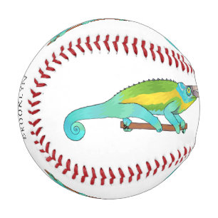 Balle De Baseball Illustration du caméléon de Jackson