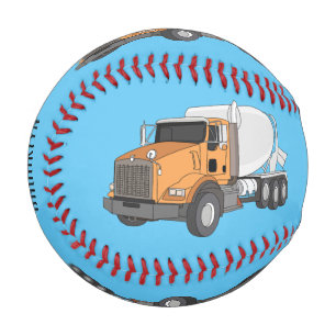 Balle De Baseball Illustration du camion de mélange de béton