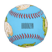 Balle De Baseball Illustration du chou-fleur (Devant)