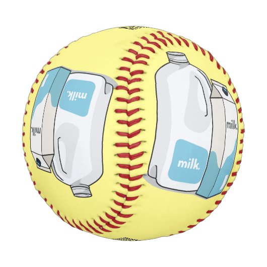 Balle De Baseball Illustration du lait (Angle)
