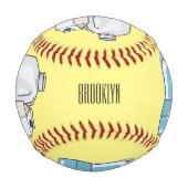 Balle De Baseball Illustration du lait (Devant)