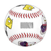 Balle De Baseball Illustration du mixer (Dos)