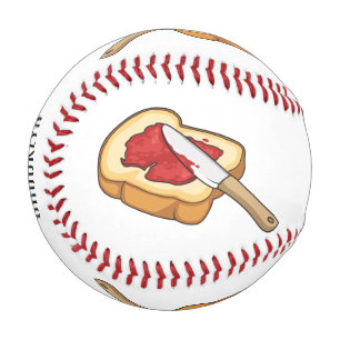 Balle De Baseball Illustration du pain et de la confiture