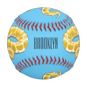 Balle De Baseball Illustration du serpent python birman (Devant)