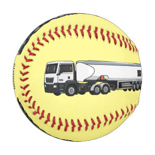 Balle De Baseball Illustration du transport de carburant par camion-