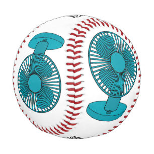 Balle De Baseball Illustration du ventilateur