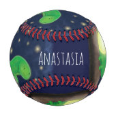 Balle De Baseball Illustration du ver vert mou (Devant)