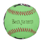 Balle De Baseball Illustration d'un diable de Tasmanie affamé (Dos)