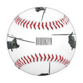 Balle De Baseball Illustration d'un hélicoptère de l'armée de Chinoo (Devant)