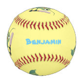 Balle De Baseball Illustration d'un insecte du cricket vert mou (Dos)