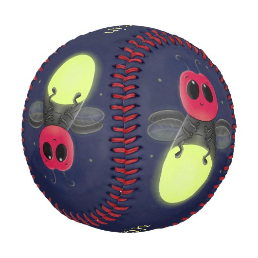 Balle De Baseball Illustration d'une luciole à éclair mignon (Angle)