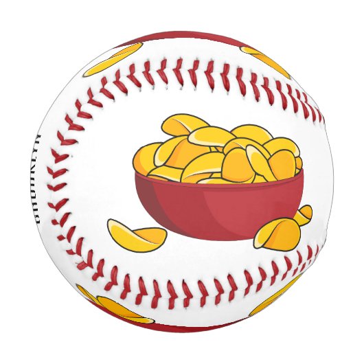 Balle De Baseball Illustration d'une puce de pomme de terre (Dos Droite)