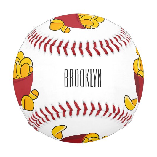 Balle De Baseball Illustration d'une puce de pomme de terre (Devant)