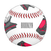 Balle De Baseball Illustration Jet ski (Dos)