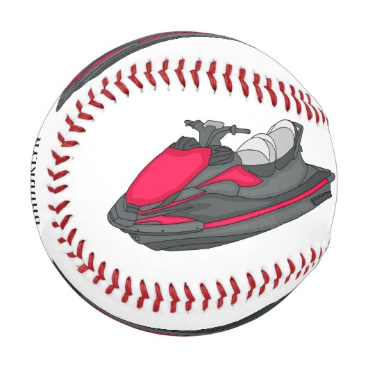 Balle De Baseball Illustration Jet ski (Devant Gauche)