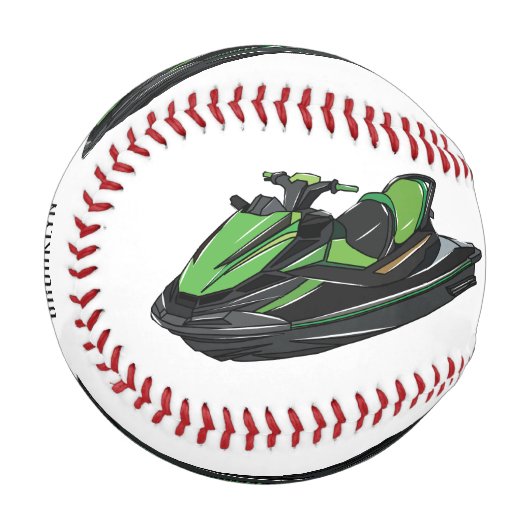 Balle De Baseball Illustration Jet ski (Devant Gauche)