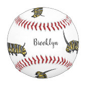Balle De Baseball Illustration Monarch caterpillar (Dos)