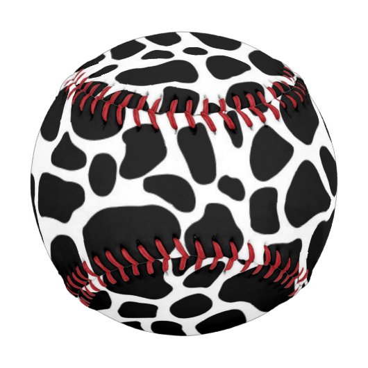 Balle De Baseball Impression blanche noire (Dos)