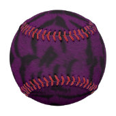Balle De Baseball Impression de peau de tigre violet (Dos)