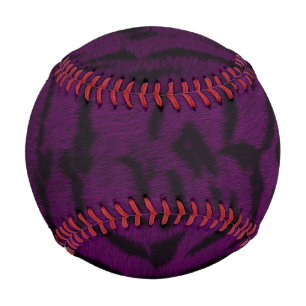 Balle De Baseball Impression de peau de tigre violet