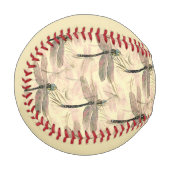 Balle De Baseball Impression vintage de libellule (Devant Gauche)