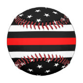 Balle De Baseball Indicateur de ligne rouge mince (Devant)