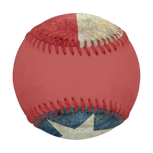 Balle De Baseball Indicateur d'état du Texas (Dos)