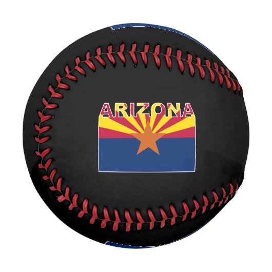 Balle De Baseball Indicateur texte Arizona (Devant Gauche)